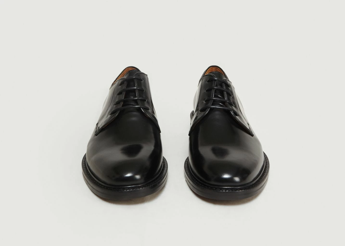 Anthology Paris Black Smooth Leather Derbies 2 Anthology Paris Black Smooth Leather Derbies