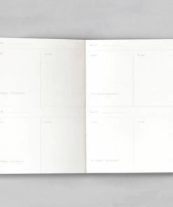 Ola A 5 Layflat Daily Planner Beita Print In Green