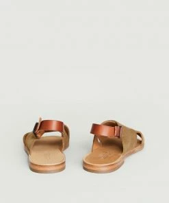Anthology Paris Two-Tone Burma Sandals 5 Anthology Paris Two-Tone Burma Sandals
