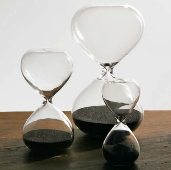 Hightide Hourglass Small Clear 1 Hightide Hourglass Small Clear