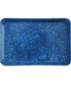 Hightide Marbled Desk Tray Navy Medium