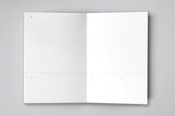 Ola Pocket Layflat Weekly Planner Black And White 2 Ola Pocket Layflat Weekly Planner Black And White