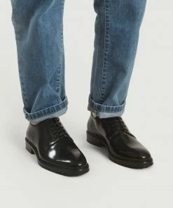 Anthology Paris Black Etoile Polido Leather Derbies 7341