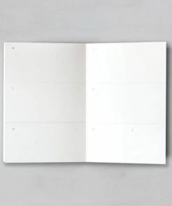 Ola A 6 Pocket Layflat Weekly Planner Benita Print Ochre