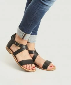 Anthology Paris Savage Noir Bento Sandals