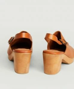 Anthology Paris Camel Zagreb Leather Clogs Shoes 5 Anthology Paris Camel Zagreb Leather Clogs Shoes