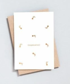 Ola Congratulations Shooting Stars Card