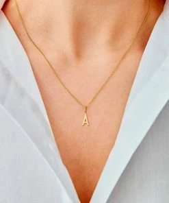 Design Letters Anhanger 10 Mm A Z Gold