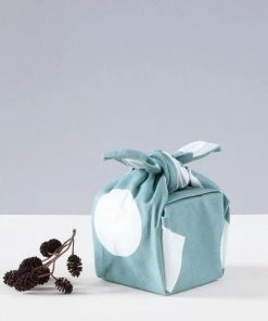 Ola Organic Cotton Wrap Turquoise Shapes