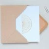 Ola Foil Protractor Print Greetings Card