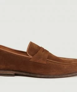 Anthology Paris Tobacco Brown Himalaya Suede Mocassins 6 Anthology Paris Tobacco Brown Himalaya Suede Mocassins