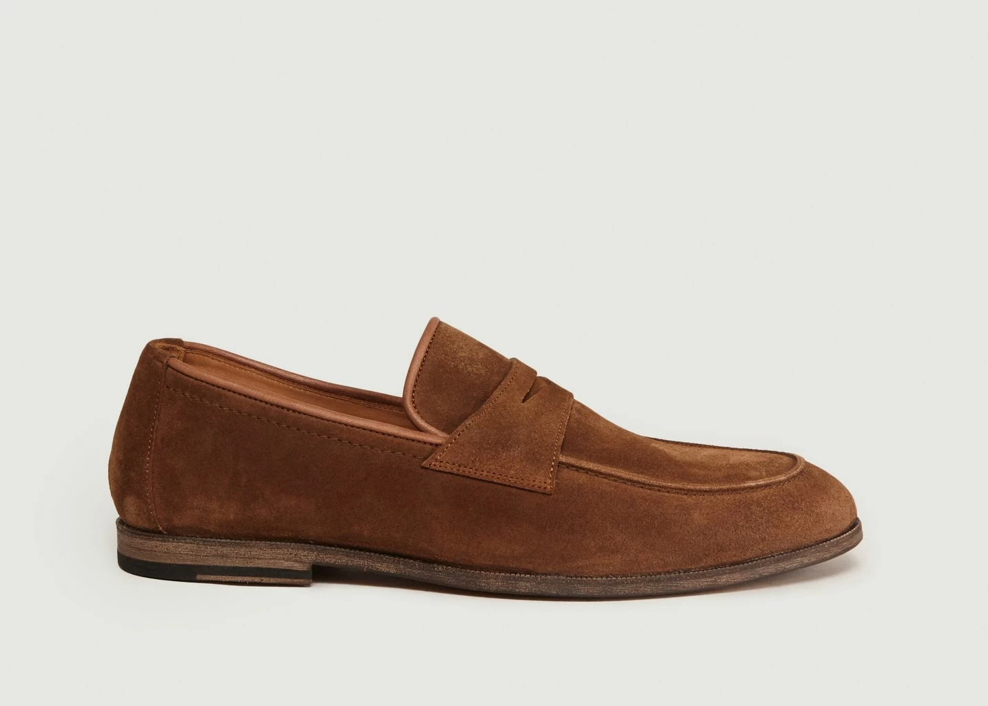 Anthology Paris Tobacco Brown Himalaya Suede Mocassins 3 Anthology Paris Tobacco Brown Himalaya Suede Mocassins