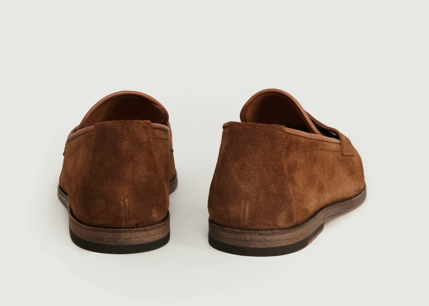 Anthology Paris Tobacco Brown Himalaya Suede Mocassins 4 Anthology Paris Tobacco Brown Himalaya Suede Mocassins