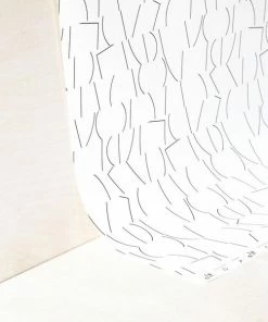 Ola Sol Print In Black White Giftwrap X 2 Sheets