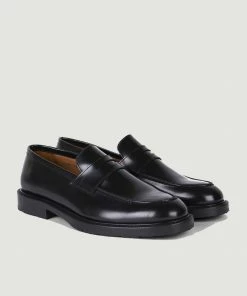 Hightide Official Shop 24 Anthology Paris Black 7420 Polido Leather Loafers