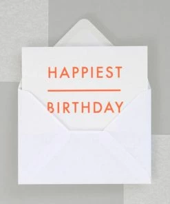 Ola Happiest Birthday Neon Card