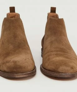 Anthology Paris Tobacco Brown Suede Chelsea Boots