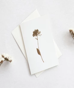 Ola Foil Blocked Allium Card