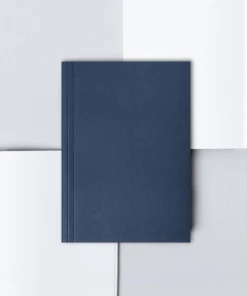 Ola Pocket Layflat Notebook Navy Plain