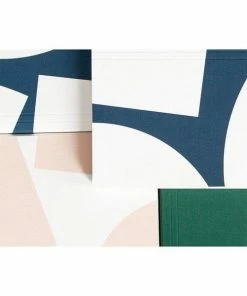 Ola Medium Layflat Notebook Blue Blocks Dot Grid