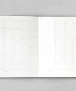 Ola A 5 Layflat Daily Planner Beita Print In Green