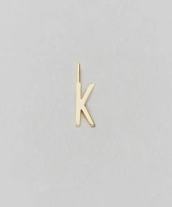 Design Letters 10mm Gold Archetype Shiny Initial Charm 34 Design Letters 10mm Gold Archetype Shiny Initial Charm