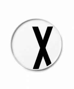 Design Letters White Porcelain Plate 50 Design Letters White Porcelain Plate