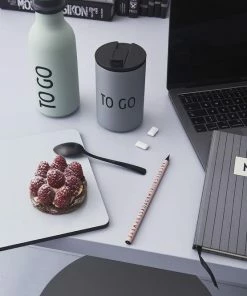 Design Letters 350ml Grey To Go Thermo Cup