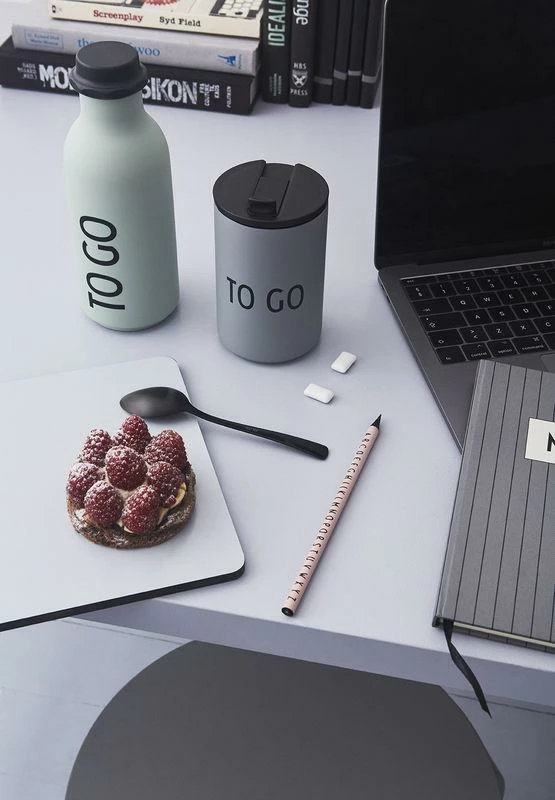 Design Letters 350ml Grey To Go Thermo Cup 2 Design Letters 350ml Grey To Go Thermo Cup