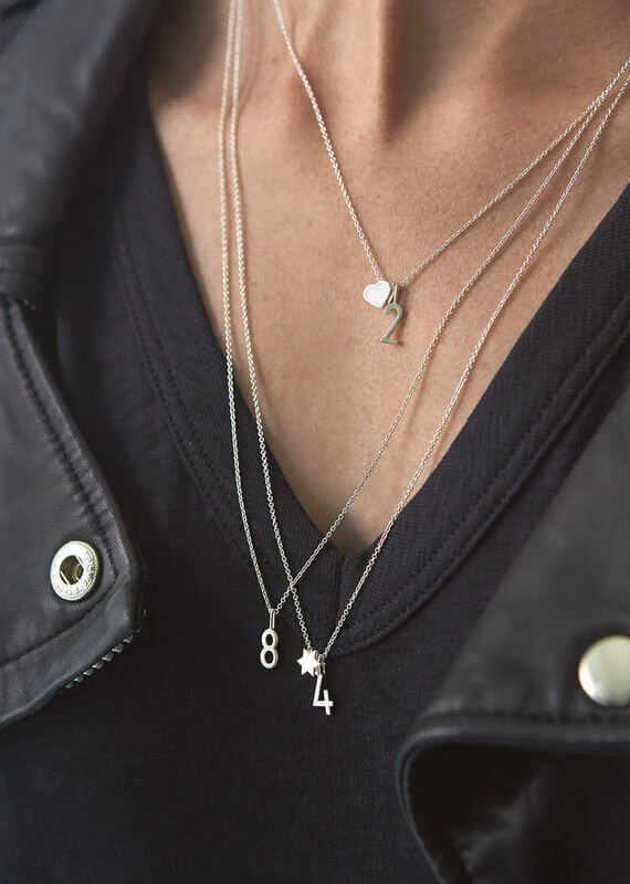 Design Letters 60cm Silver Necklace for charm 4 Design Letters 60cm Silver Necklace for charm