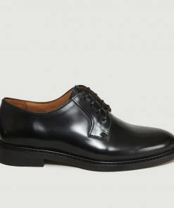 Anthology Paris Black Smooth Leather Derbies 6 Anthology Paris Black Smooth Leather Derbies