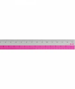 Hightide Aluminium Ruler 15 Cm Pink