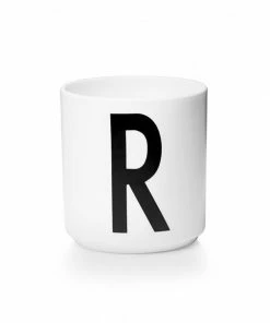 Design Letters White Porcelain Cup
