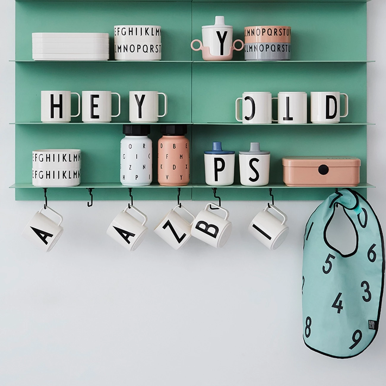 Design Letters Botella Térmica ABC con Pajita - Blanca 4 Design Letters Botella Térmica ABC con Pajita - Blanca