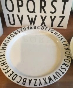 Design Letters Large Alphabet Melamine Plate