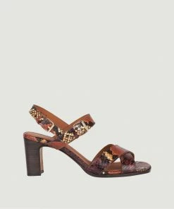 Anthology Paris Yaya Python Sandals