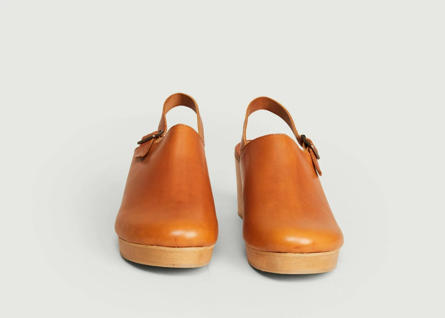 Anthology Paris Camel Zagreb Leather Clogs Shoes 1 Anthology Paris Camel Zagreb Leather Clogs Shoes