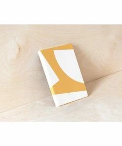 Ola Limited Edition Pocket Layflat Weekly Planner, Blocks Print in Mustard