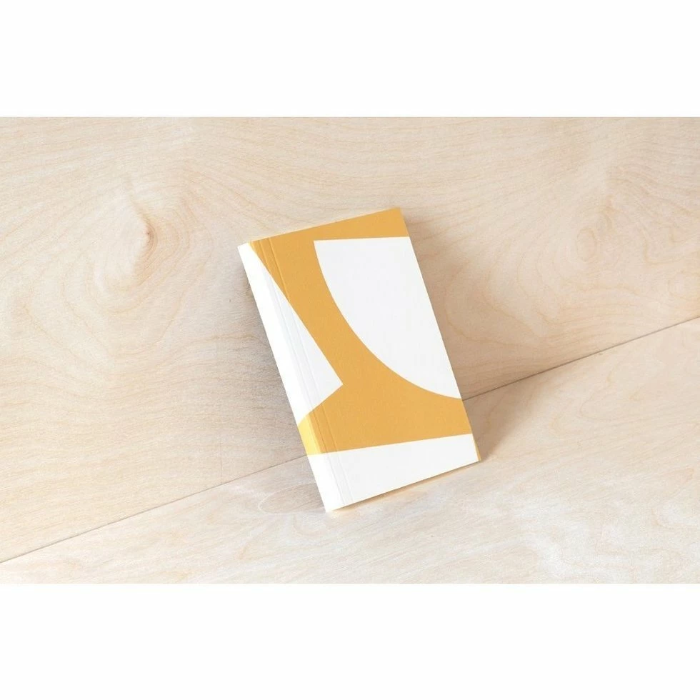 Ola Limited Edition Pocket Layflat Weekly Planner, Blocks Print in Mustard 1 Ola Limited Edition Pocket Layflat Weekly Planner, Blocks Print in Mustard