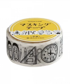 Hightide Decorative Japanese Masking Tape School