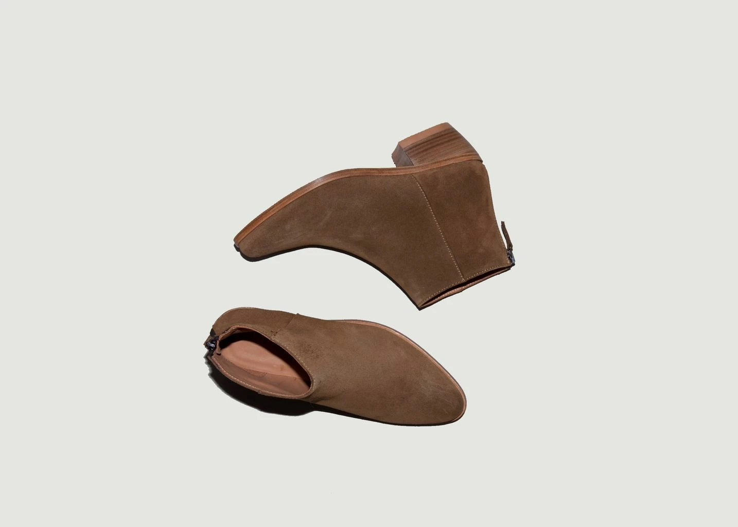 Anthology Paris Tobacco Telma Suede Leather Boots 1 Anthology Paris Tobacco Telma Suede Leather Boots