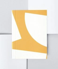 Ola Mustard Block Print A6 Notebook