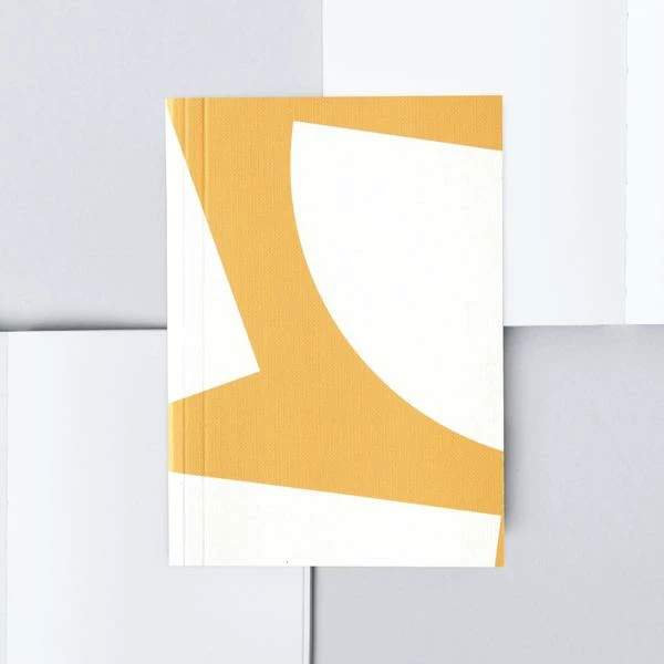 Ola Mustard Block Print A6 Notebook 1 Ola Mustard Block Print A6 Notebook