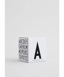 Design Letters White Porcelain Cup