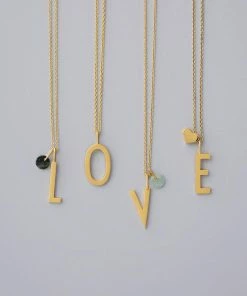 Design Letters 40cm Gold Necklace for charm 9 Design Letters 40cm Gold Necklace for charm