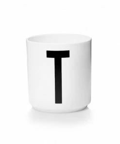 Design Letters White Porcelain Cup