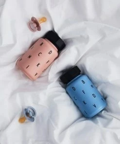 Design Letters Botella Térmica ABC con Pajita - Azul 8 Design Letters Botella Térmica ABC con Pajita - Azul