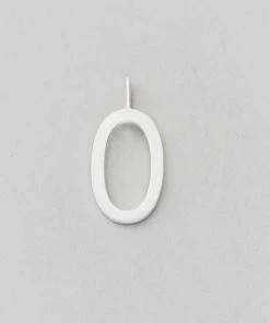 Design Letters 16mm Matt Silver Archetype Initial Charm 40 Design Letters 16mm Matt Silver Archetype Initial Charm