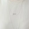 Design Letters 60cm Silver Necklace for charm
