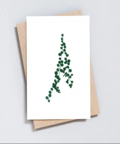 Ola Foil Blocked String Of Pearls Card